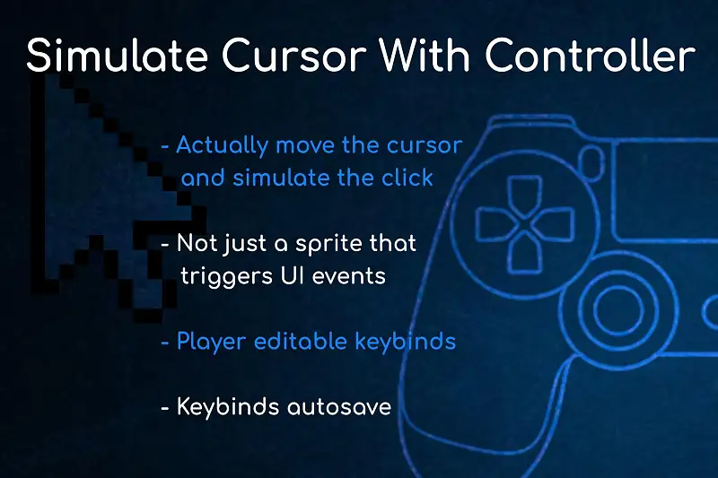 Mouse Simulation With Controller Asset Image