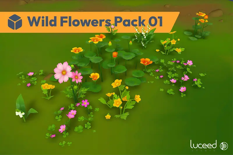 Wild Flowers Pack 01 Asset Thumbnail