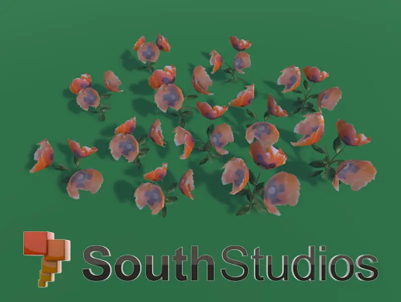 LowPoly Flower A09 Asset Thumbnail