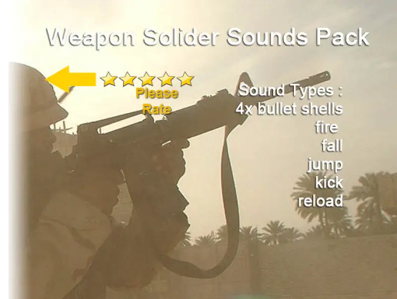 Weapon Soldier Sounds Pack Fps Asset Thumbnail