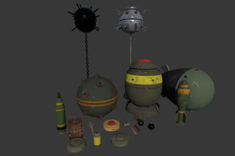 Bombs Collection Asset Image