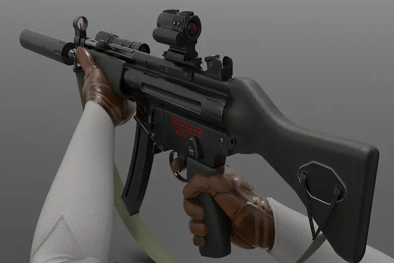 Mp V5 Submachine gun (Fps - Tps) Asset Image