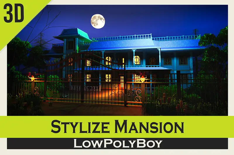 Stylize Mansion Asset Image