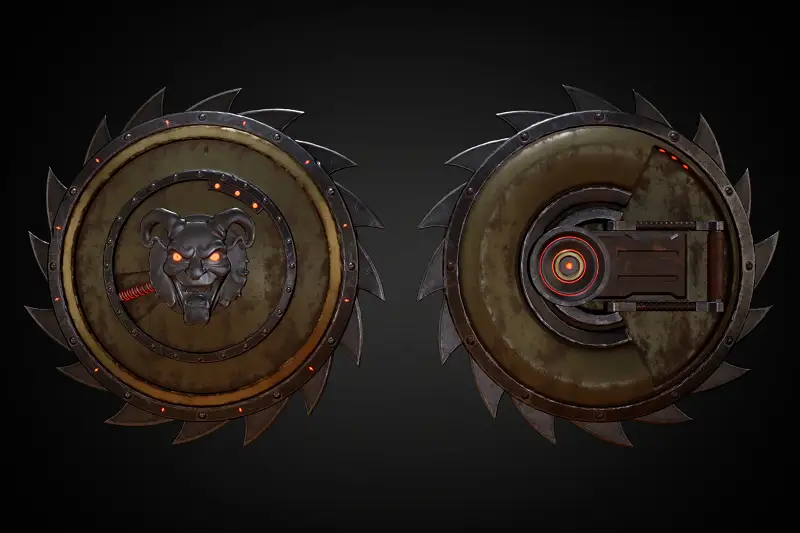 Brutal Saw Shield Asset Image