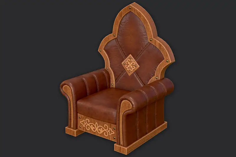 Medieval Armchair_1 Asset Image