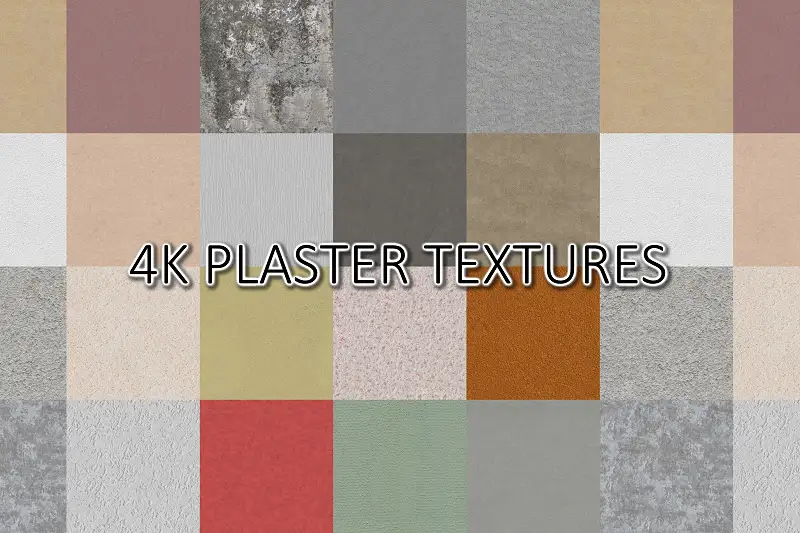 4K Plaster Textures Asset Image