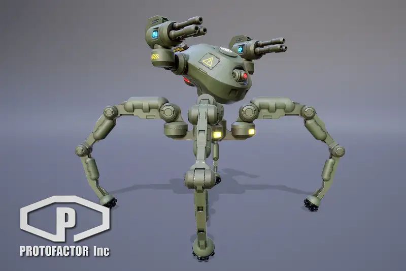 SCI FI: QUADROID Asset Image