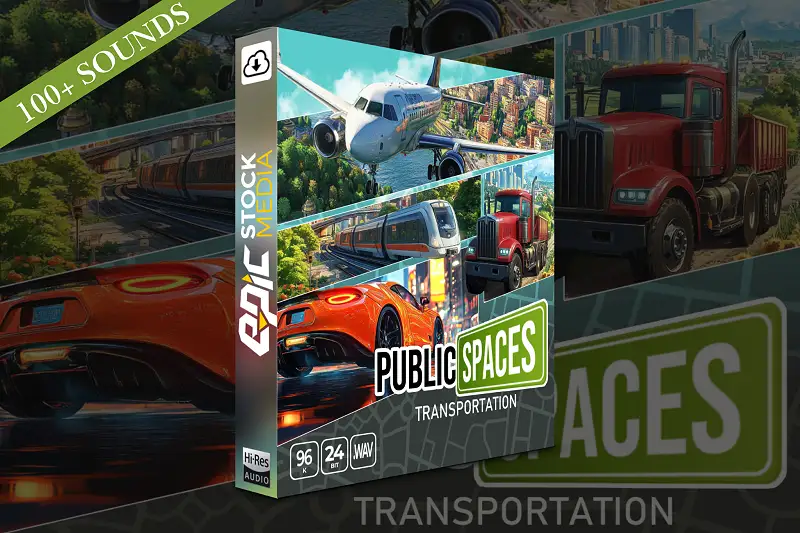 Public Spaces - Basic Transportation Sounds Asset Image