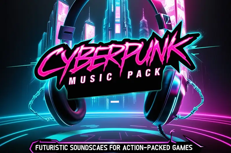 Cyberpunk Music Pack: Futuristic Soundscapes for Action-Packed Games Asset Image