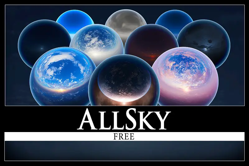 AllSky Free - 10 Sky / Skybox Set Asset Thumbnail