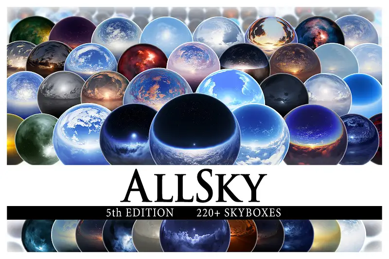 AllSky - 220+ Sky / Skybox Set Asset Thumbnail