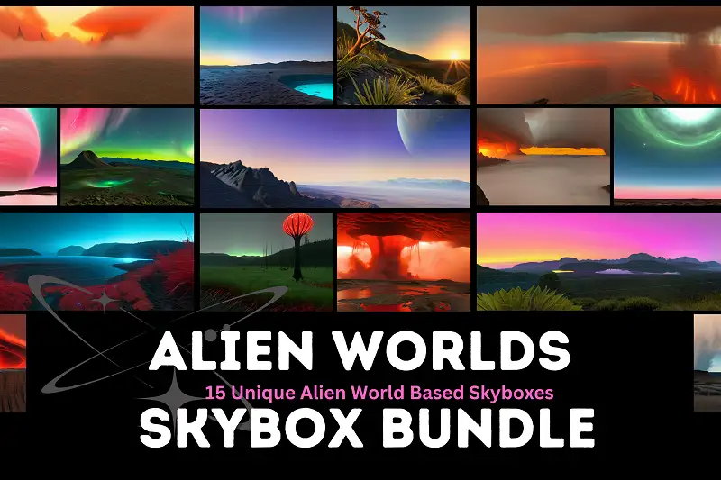 Alien World Bundle - 15 Various Alien World Environments Asset Thumbnail