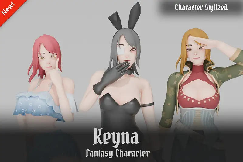 Fantasy Character - Keyna (Mage) Asset Image