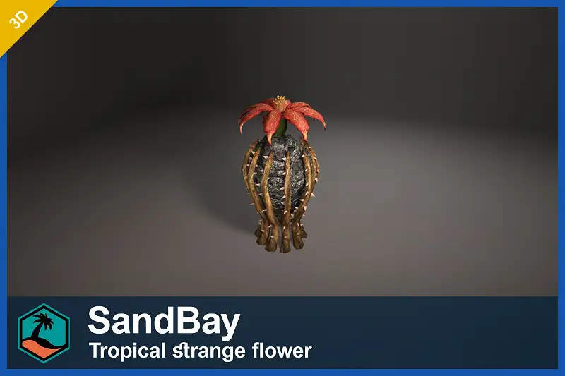 Tropical strange flower Asset Thumbnail