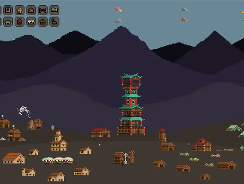 2D Fantasy & Japanese Pixel Buildings Asset Image