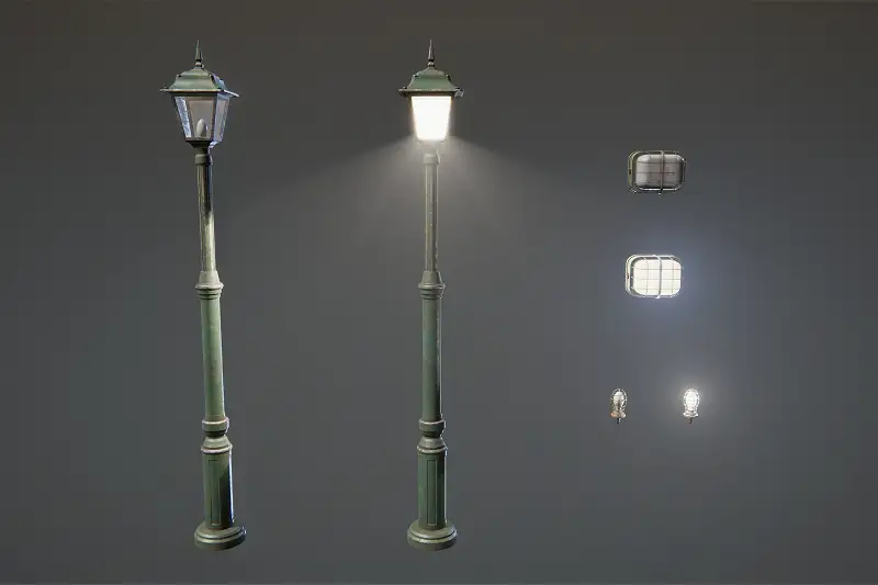 Street Lamps - Urban Assets Asset Image