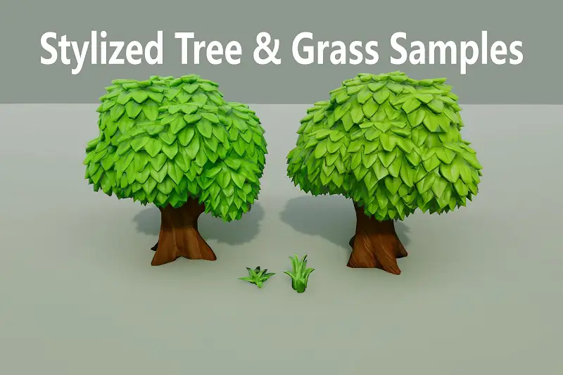 Stylized Tree & Grass Samples Asset Thumbnail