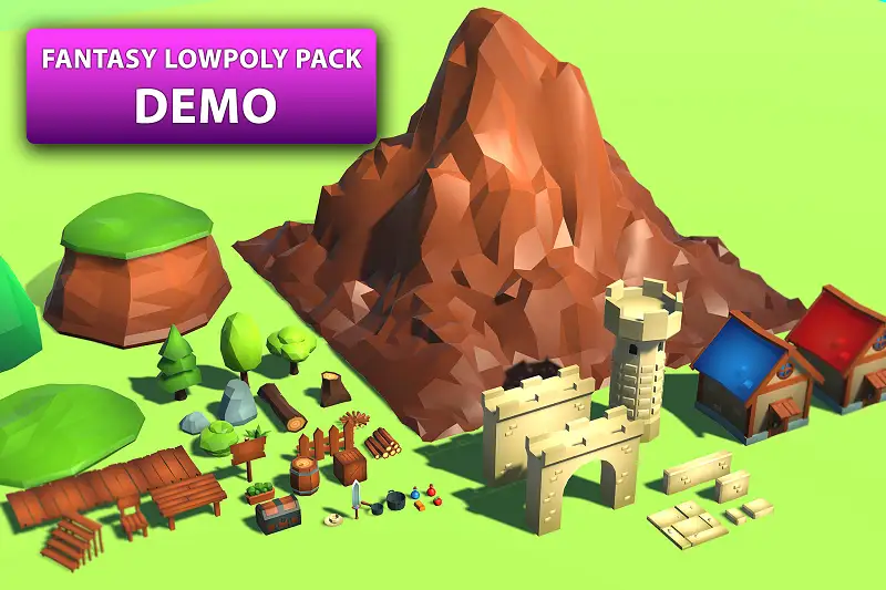 Fantasy Lowpoly Pack (Demo) Asset Image