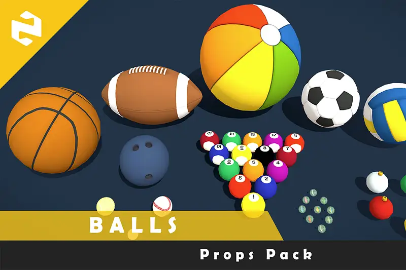 Props Pack - Balls Asset Image