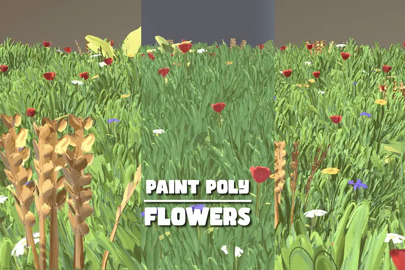 Paint Poly - Flowers & Clutter Asset Thumbnail