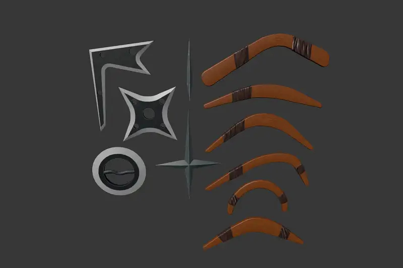 Throwing Weapon Asset Image