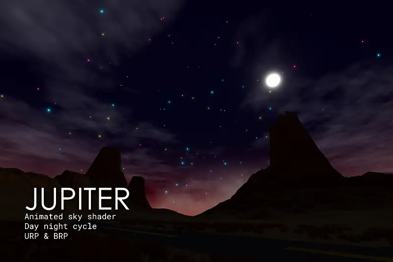 Procedural Sky Shader & Day Night Cycle - Jupiter Asset Thumbnail