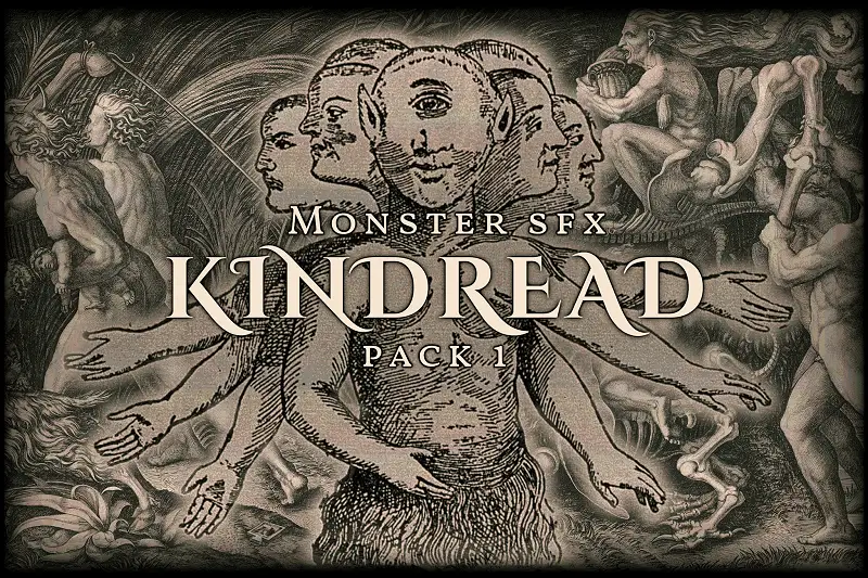 KINDREAD - Monster SFX - Pack #1 (HiFi) Asset Thumbnail