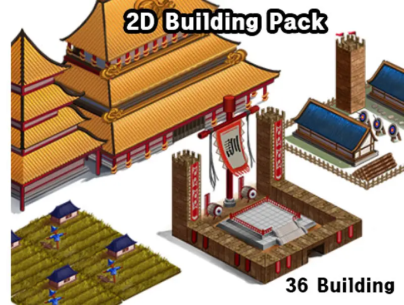 2D Building Pack Asset Image