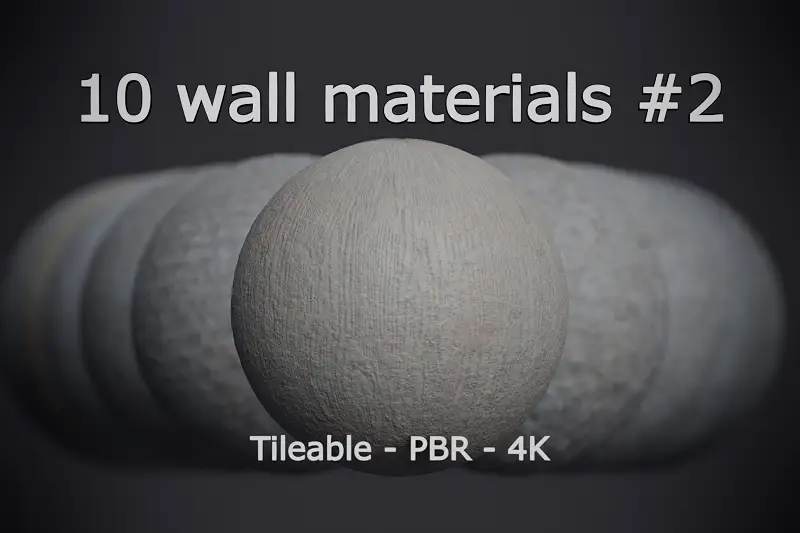 10 Wall Materials #2 Asset Image