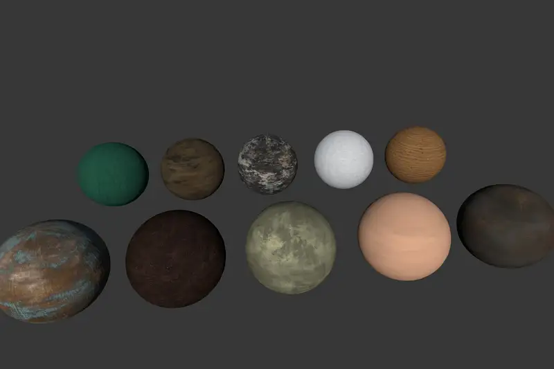 Painted Wood Materials Asset Image