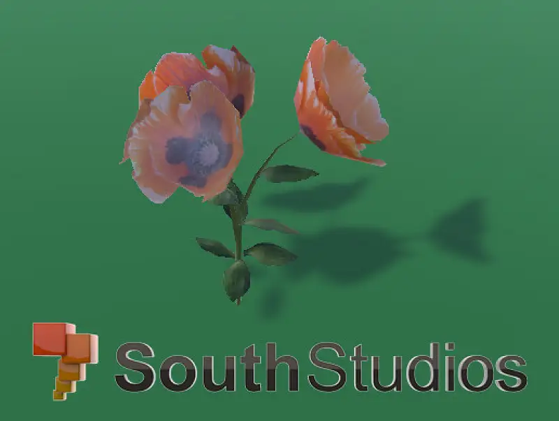 LowPoly Flower A04 Asset Thumbnail