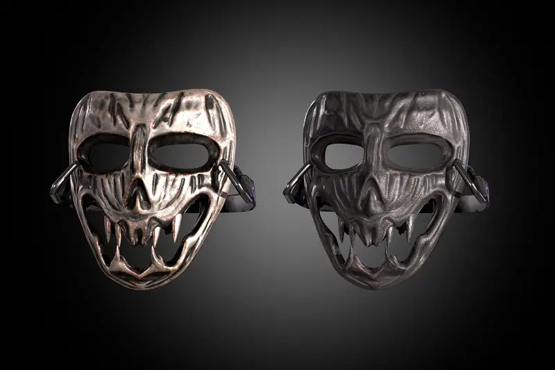 Creepy Face mask Asset Image