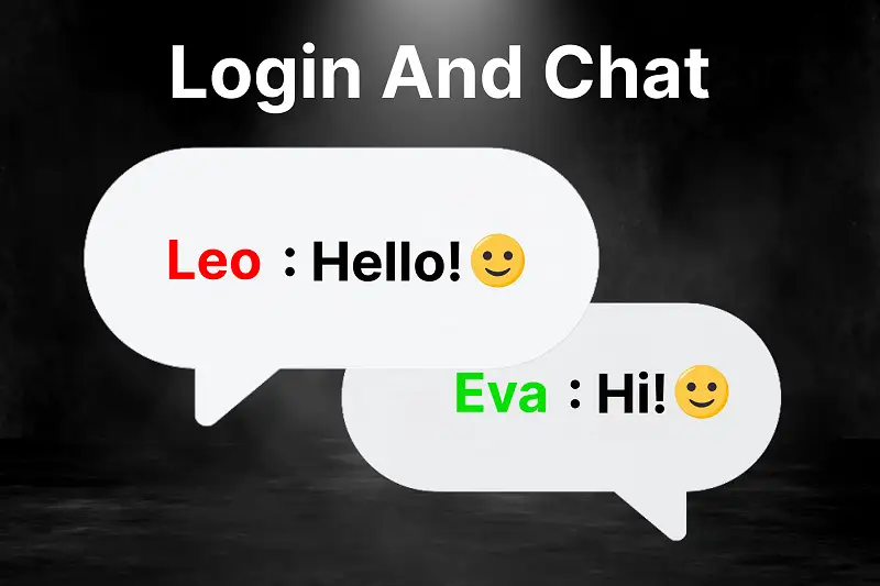 Login And Chat Asset Image