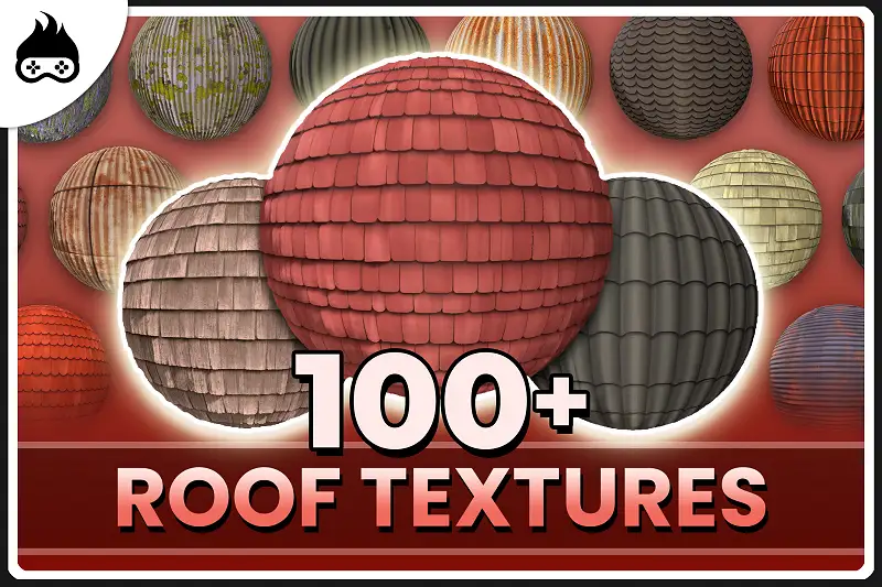 100+ Realistic Roof Textures Asset Thumbnail