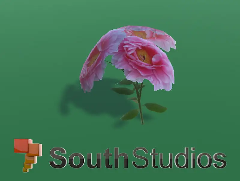 LowPoly Flower A05 Asset Thumbnail